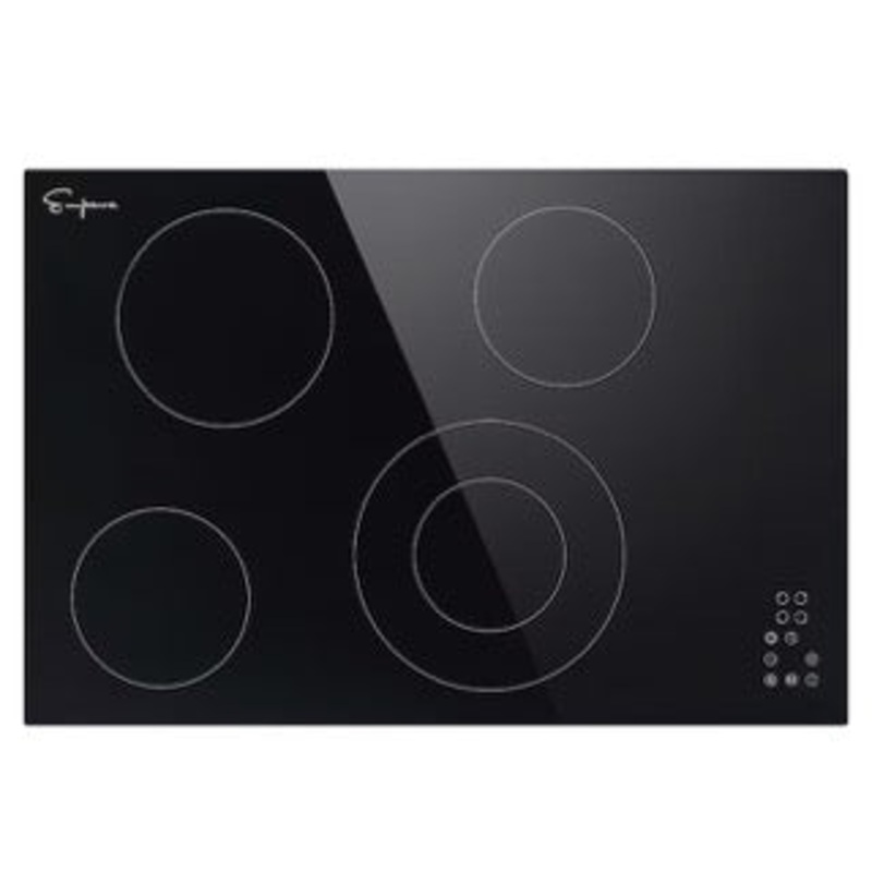 Empava 30 In. 4 Burner Electric Radiant Cooktop in Black (30REC12)