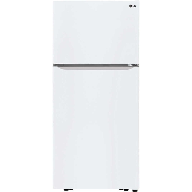 LG 30 in. Top Mount Refrigerator in White 20 Cu. Ft. (LTCS20020W)
