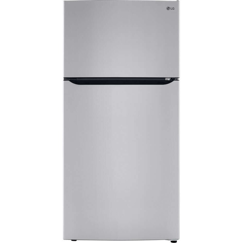 LG 33 in. Top Freezer Refrigerator in Stainless Steel 24 Cu. Ft. (LRTLS2403S)