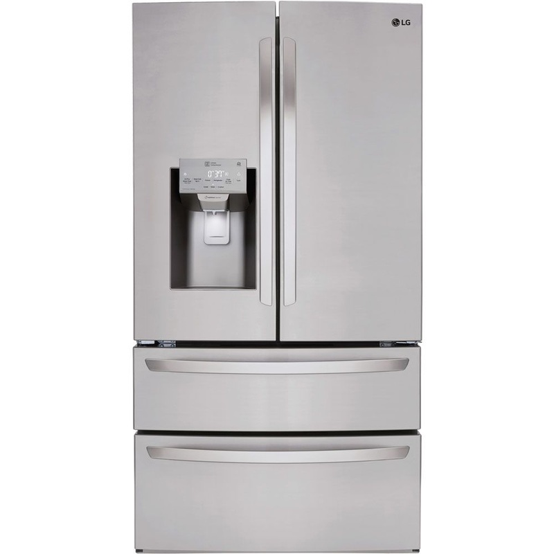 LG 36 in. 4-Door French Door Refrigerator in Stainless Steel 28 Cu. Ft. (LMXS28626S)