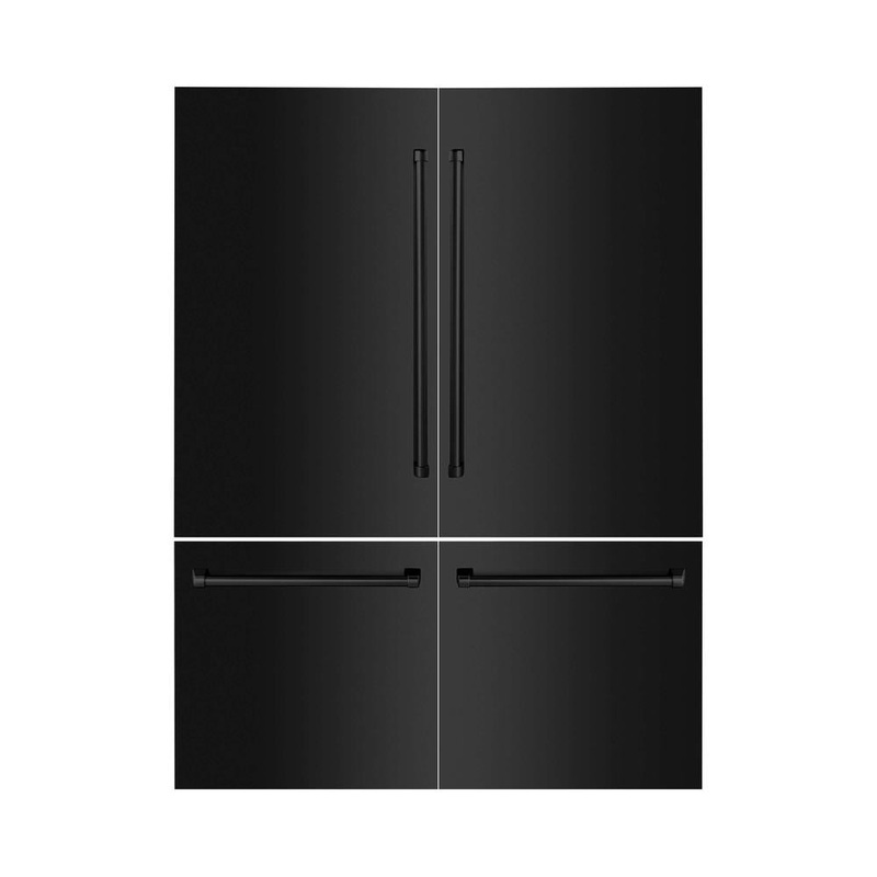 ZLINE 60 in. Refrigerator Panels in Black Stainless Steel for a 60 in. Built-in Refrigerator (RPBIV-BS-60)