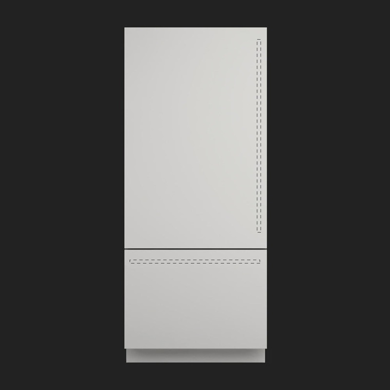 Fulgor Milano 36 in. 14.7 cu. ft. Built-In Refrigerator with Panel Ready Door and Door Hinge Options (F7IBM36O1)