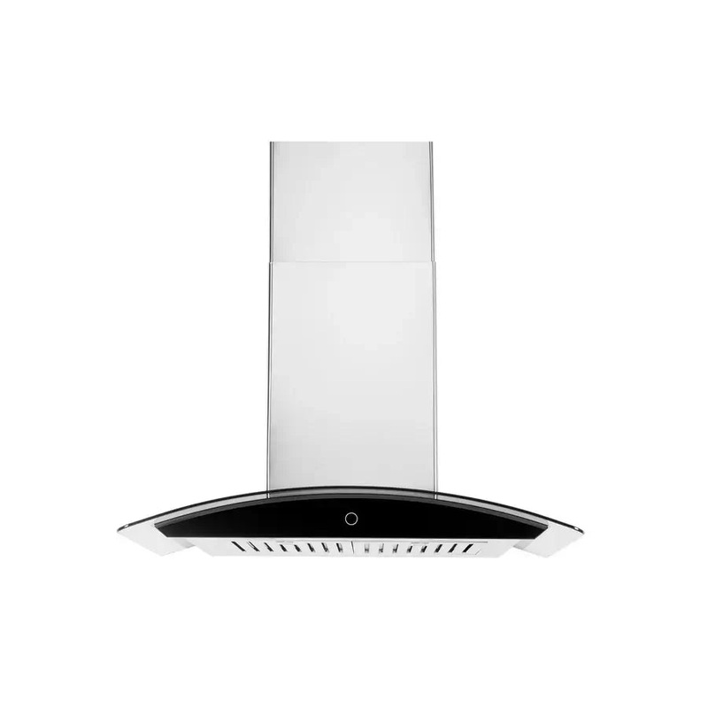 Hauslane Chef Convertible Stainless Steel and Glass Wall Mount Range Hood with Size Options (WM-639SS)