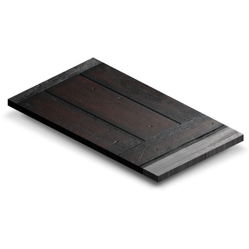ZLINE 6 x 4 Rustic Dark Wood Sample (WS-D)
