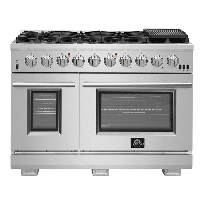 Forno Capriasca - 48 in. 6.58 cu. ft. Professional Freestanding All Gas Range (FFSGS6260-48)