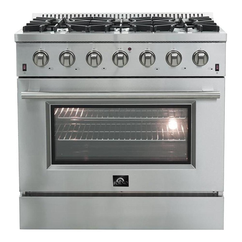 Forno Galiano Gold Professional - 36 in. 5.32 cu.ft. Freestanding All Gas Range (FFSGS6244-36)