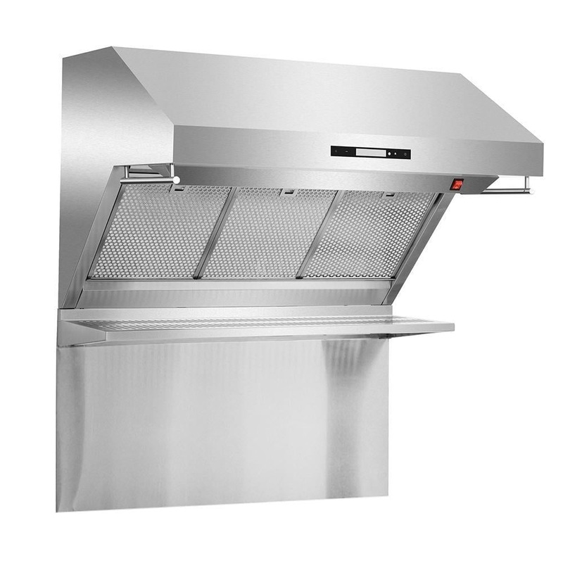 Forno Savona - 36 in. Wall Mount Range Hood and Back Splash in Stainless Steel (FRHWM5029-36HB)