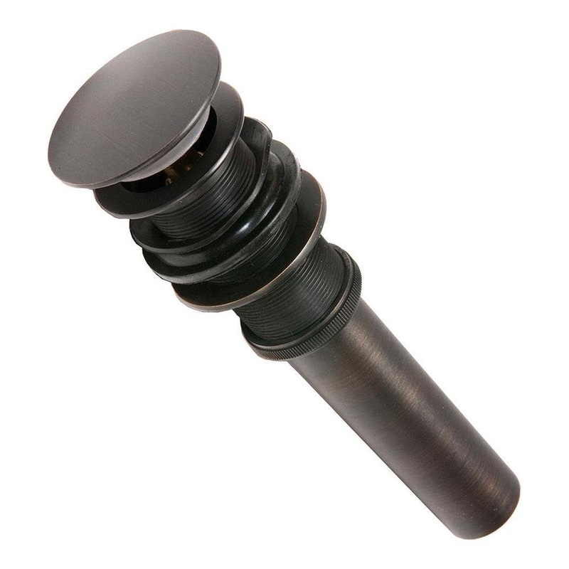 Premier Copper 1.5 in. Non-Overflow Pop-up Bathroom Sink Drain in Oil Rubbed Bronze (D-208ORB)