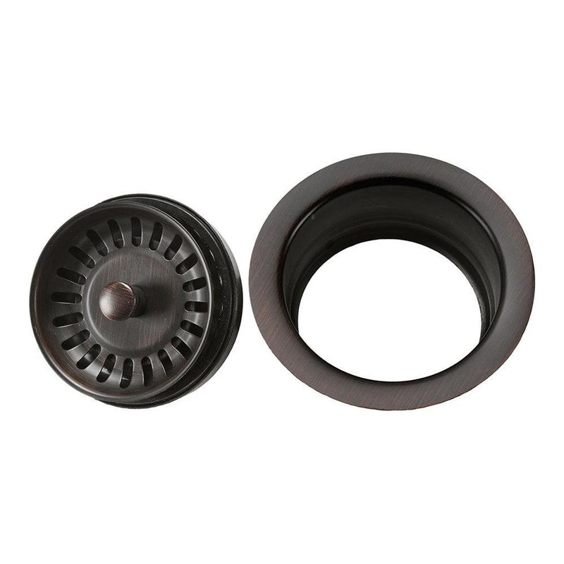 Premier Copper 3.5 in. Deluxe Garbage Disposal Drain w/ Basket in Oil Rubbed Bronze