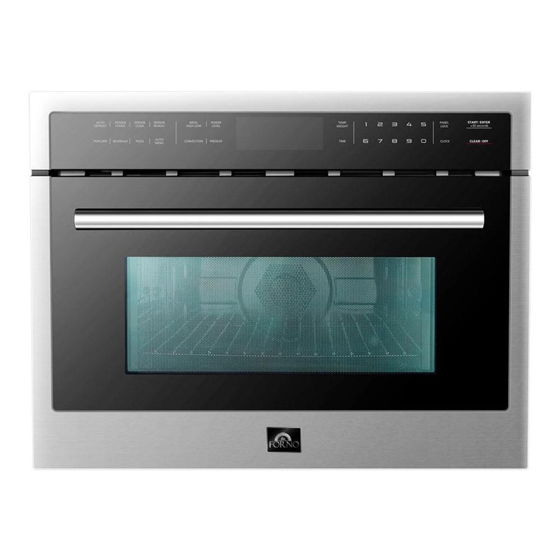 Forno 24 in. 1.6 cu. ft. Built-In Compact Convection Microwave Oven (FMWDR3093-24)