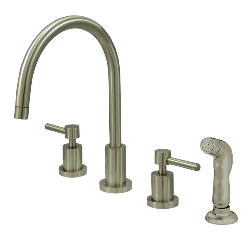 Kingston Brass Widespread Kitchen Faucet (KS872)