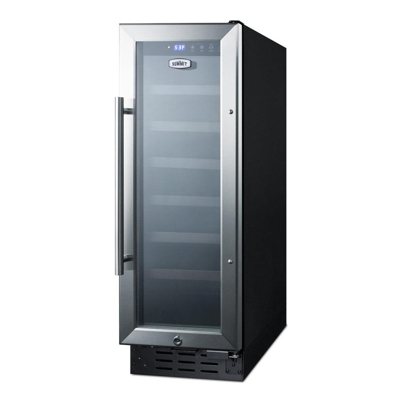 SUMMIT 12 in. Built-In Wine Cellar (SWC1224B)