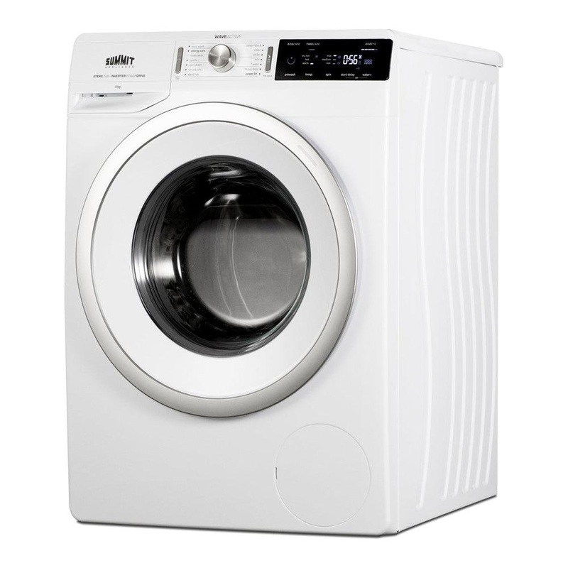 SUMMIT 24 in. 208-240V Front-Loading Washer (SLW241W)