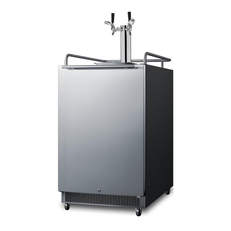 SUMMIT 24 in. Built-In Kegerator with TapLock in Stainless Steel (SBC677BITWINTL)