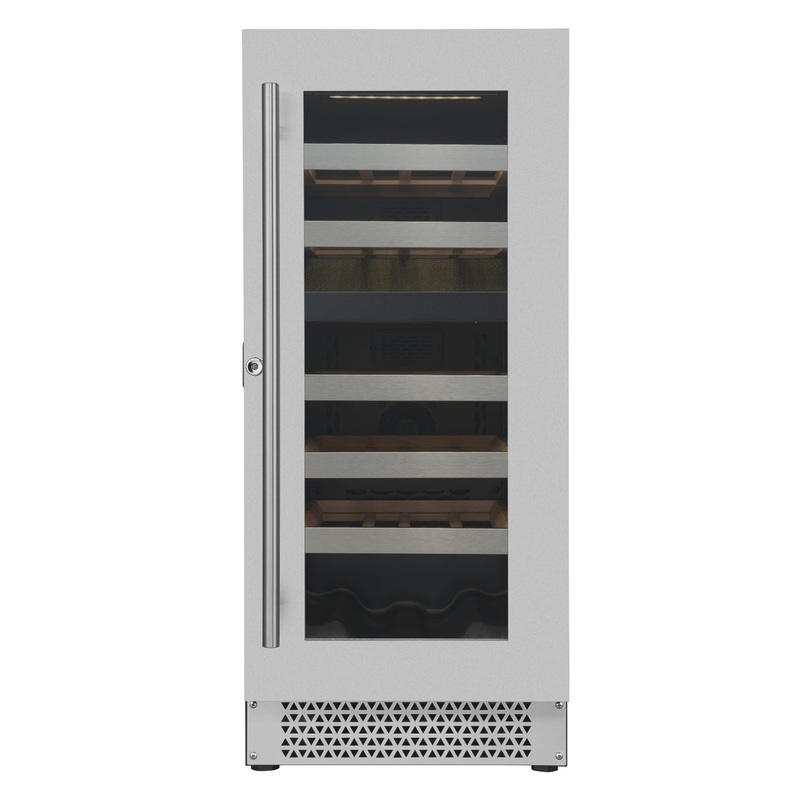 Cavavin Vinoa Collection - 15 in. Wine Cooler in Stainless Steel - 24 Bottle (V-024WDZ)