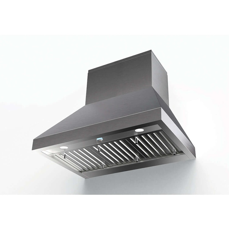 Faber Camino Wall Mount Range Hood With Size Options In Stainless Steel