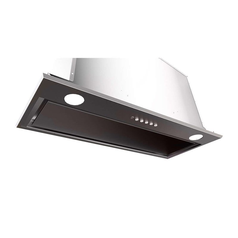 Faber Inca Lux Range Hood Insert With Size Options In Stainless Steel