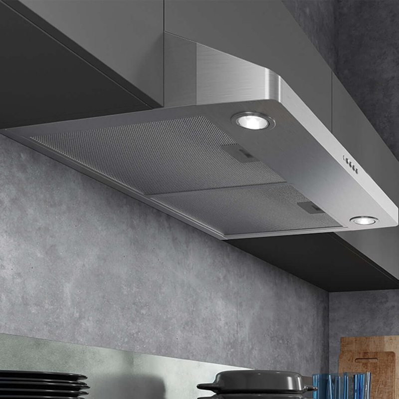 Faber Levante G Under Cabinet Range Hood With Size Options In Stainless Steel