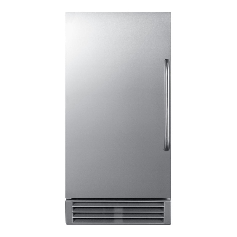 SUMMIT 14.5 in. Built-In 50 lb. Clear Icemaker (BIM44GCSS)
