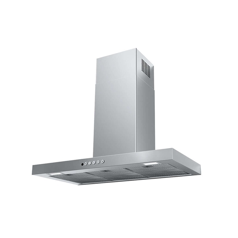 Faber Stilo Wall Mount Range Hood With Size Options In Stainless Steel