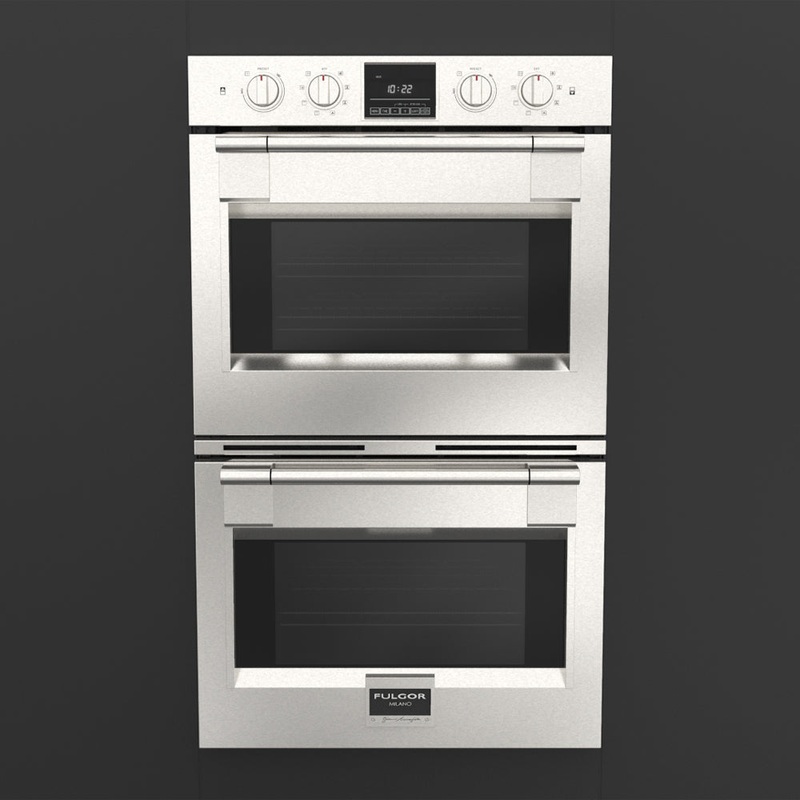 Fulgor Milano 30 in. Electric Built-in Double Wall Oven in Stainless Steel (F6PDP30S1)
