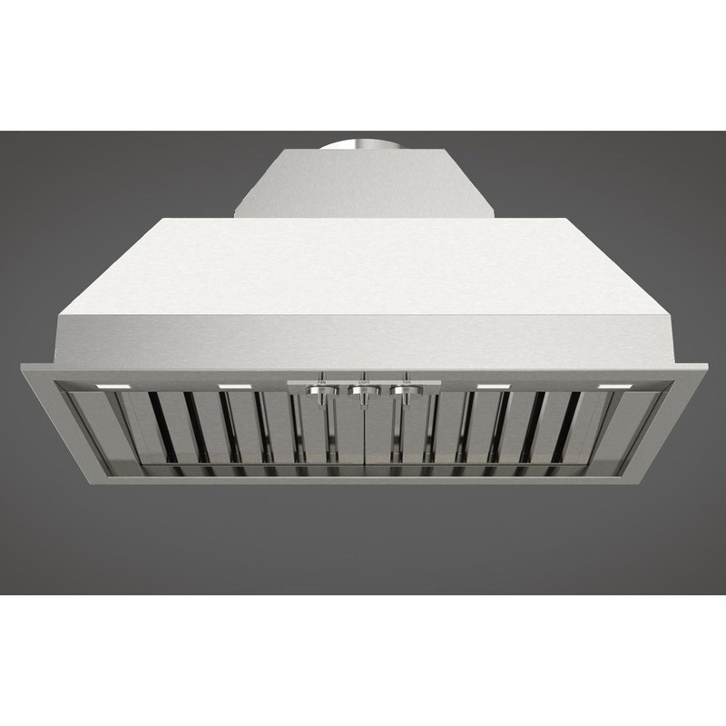 Fulgor Milano 34 in. 1000 CFM Professional Range Hood Insert with Knob Controls in Stainless Steel (F6BP34DS1)