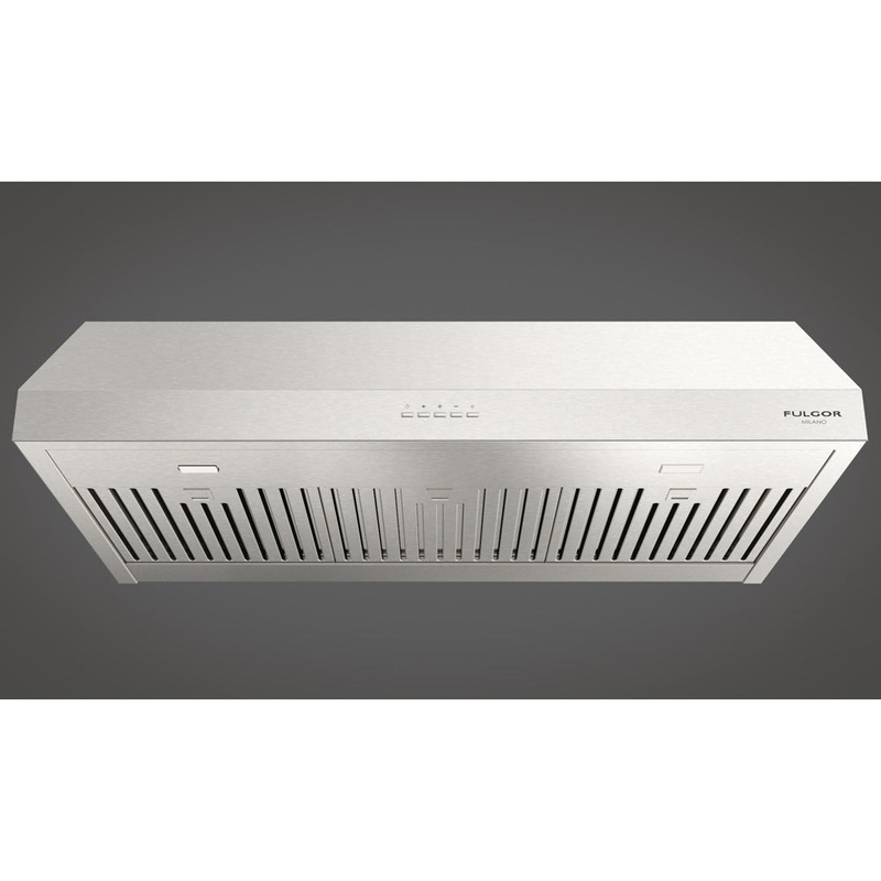 Fulgor Milano 36 in. 450 CFM Under Cabinet Range Hood in Stainless Steel (F4UC36S1)