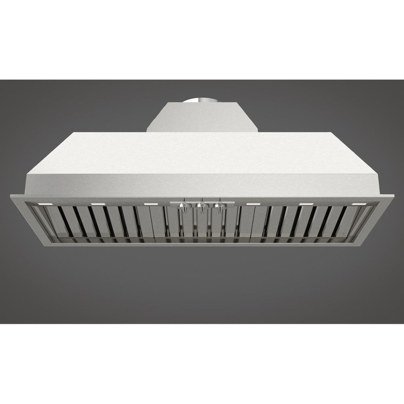 Fulgor Milano 46 in. 600 CFM Professional Range Hood Insert in Stainless Steel (F6BP46DS1)