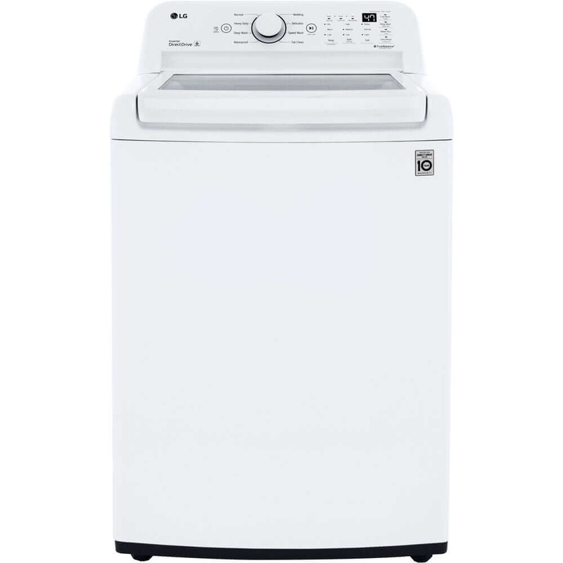 LG 4.5-Cu. Ft. Ultra Large Capacity Top Load Washer with TurboDrum Technology (WT7000CW)