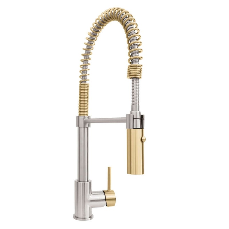 ZLINE Autograph Edition Sierra Pull Down Spring Single Handle Kitchen Faucet with Color Options (SRA-KF-Z)
