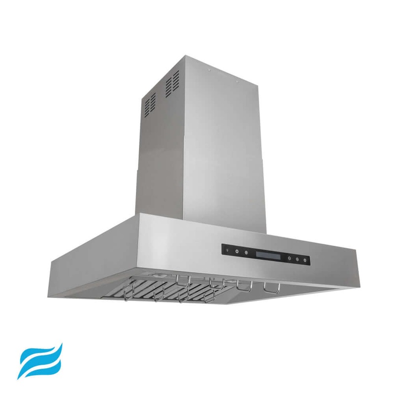 Proline Island Mount Ducted Range Hood in Stainless Steel (PLFI 755)