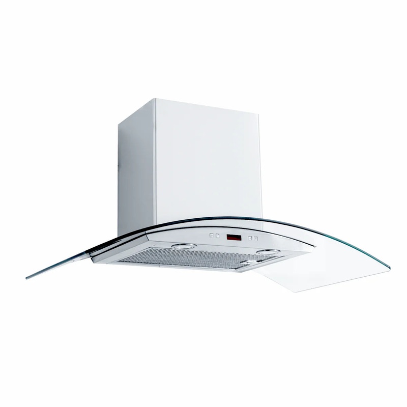Proline Wall Mount Ducted Range Hood in Stainless Steel and Glass With Size Options (PLFW 544)