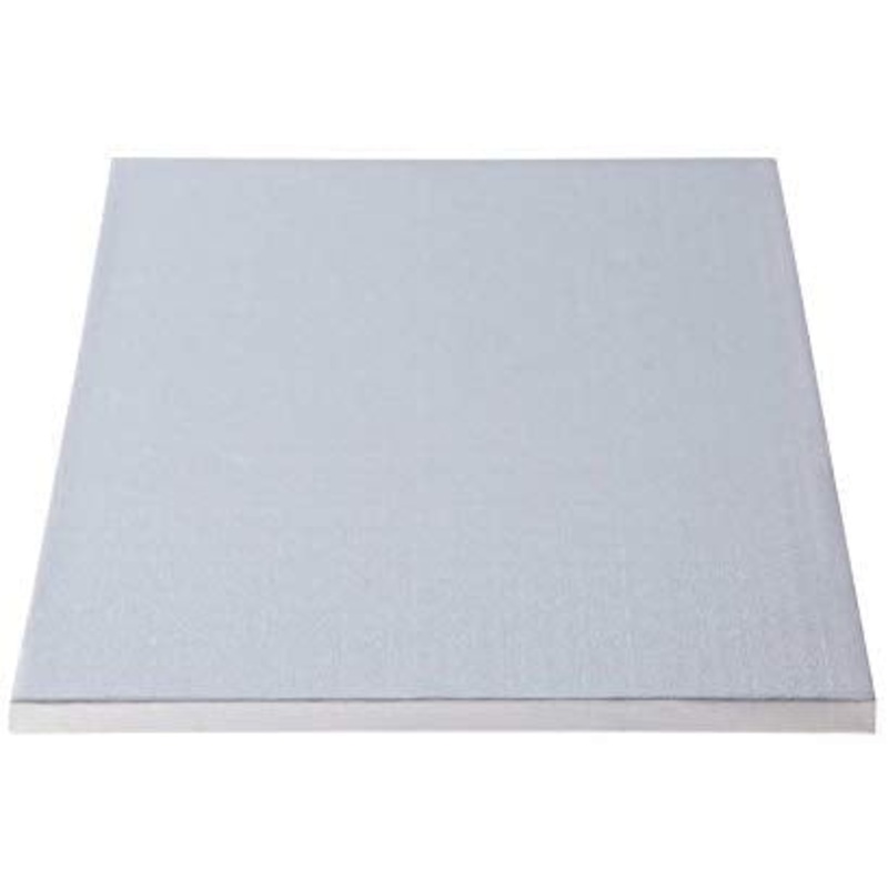 1/2" Thick White Full Sheet Cake Drum -7-1/2" x 25-1/2" (12 Qty)