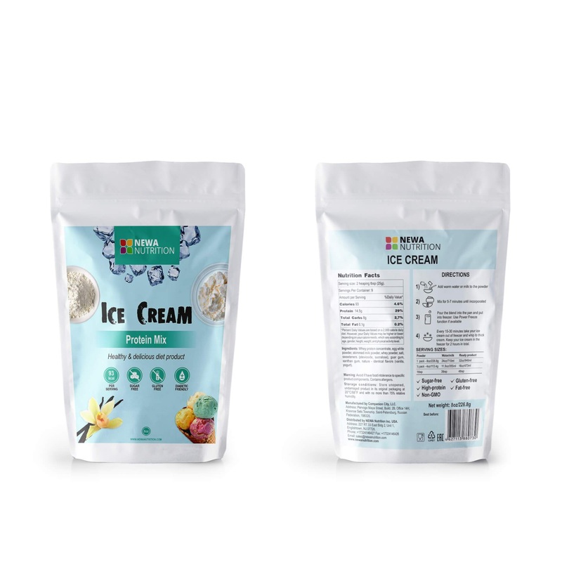 Vanilla Flavor Ice Cream Mix