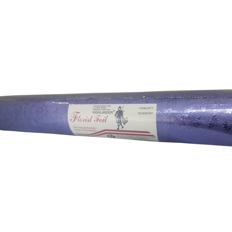 Embossed Foil Roll - Fernleaf Blueberry