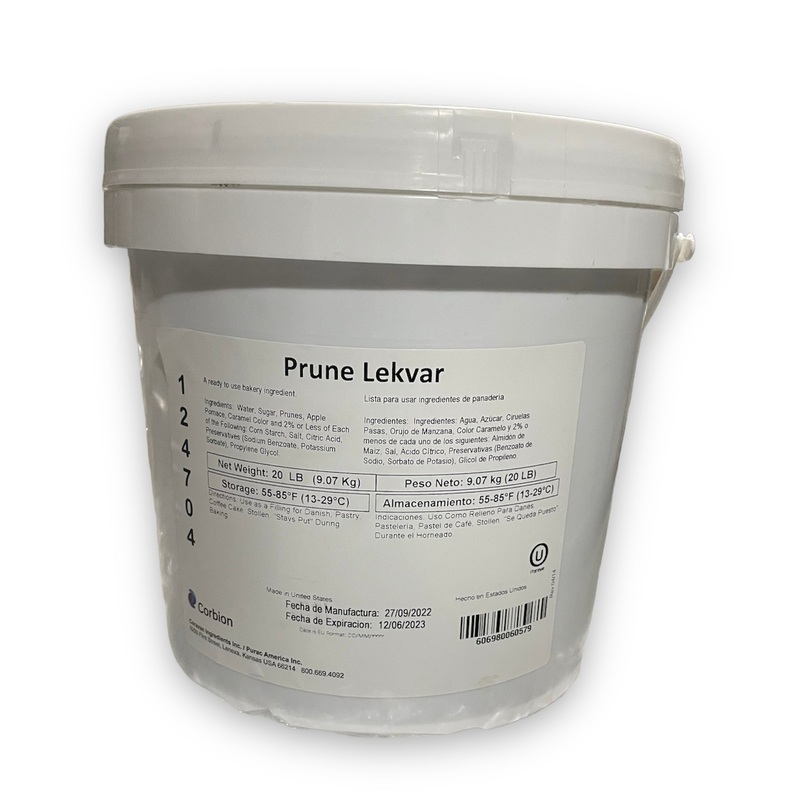 Lekvar Prune Butter 22 LB