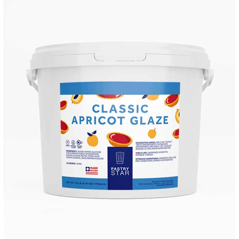 PastryStar Classic Apricot Glaze 20lbs.