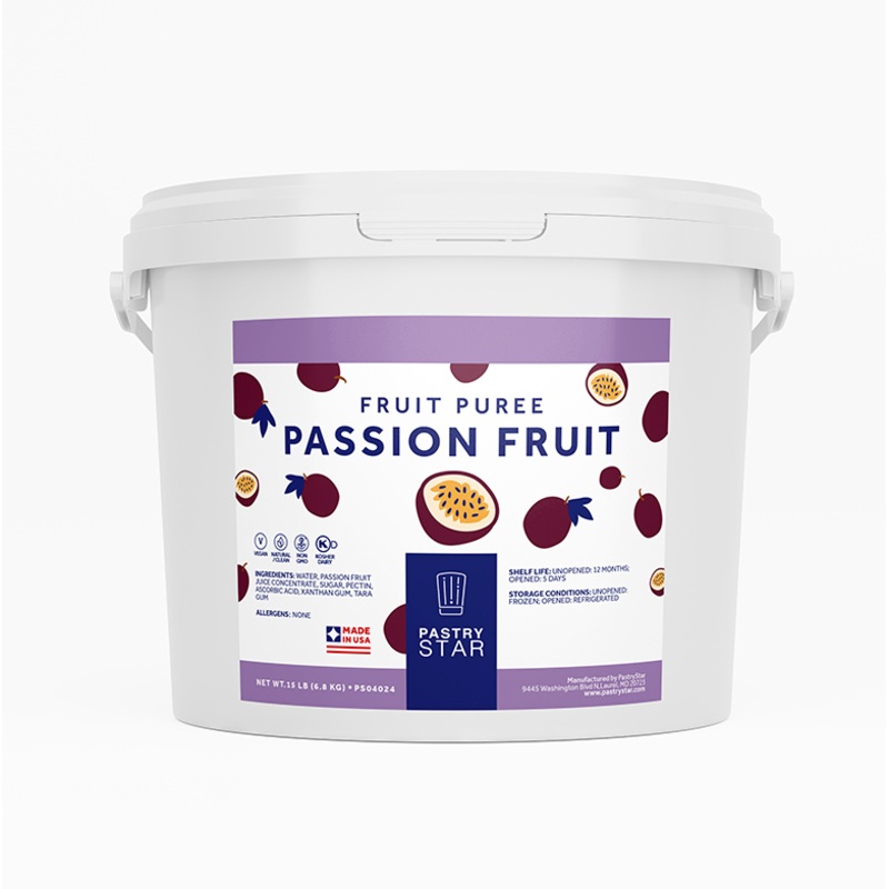 PastryStar Passion Fruit Puree 15 LBS