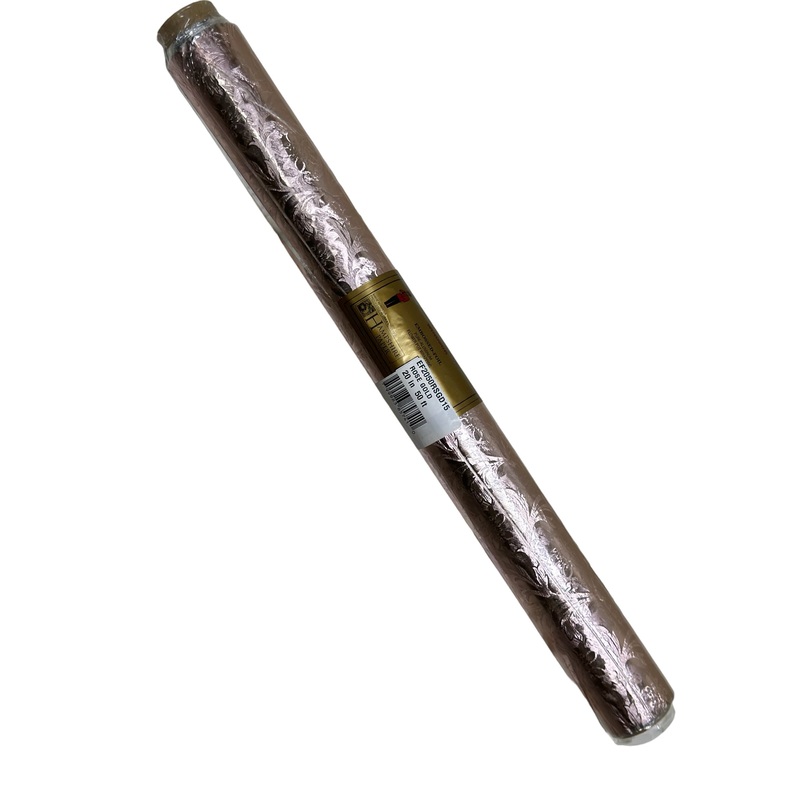 Embossed Foil Rolls - Fernleaf- Rose Gold