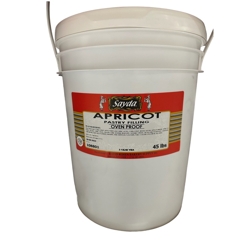 F.F Apricot Pastry Filling Oven Proof 45 lb