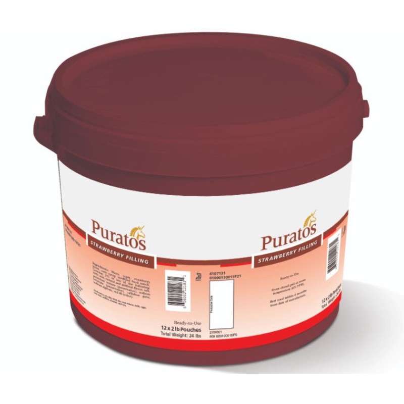 Puratos Strawberry Filling 38 lb
