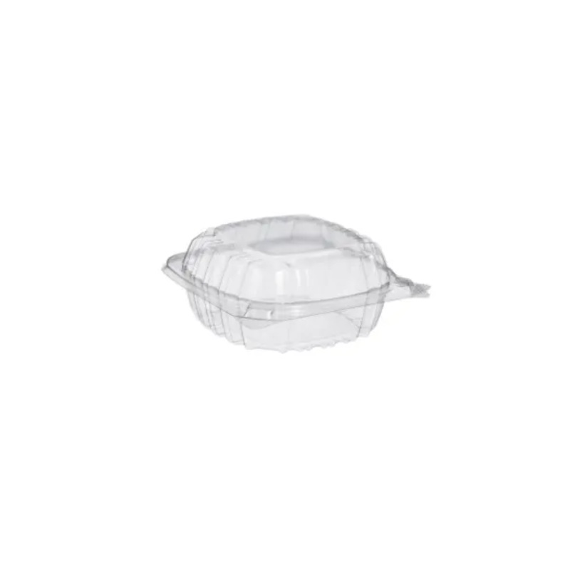 Dart C53PST1 ClearSeal Hinged Container, 5 3/8" x 5 1/4" x 2 5/8" (500/Case)