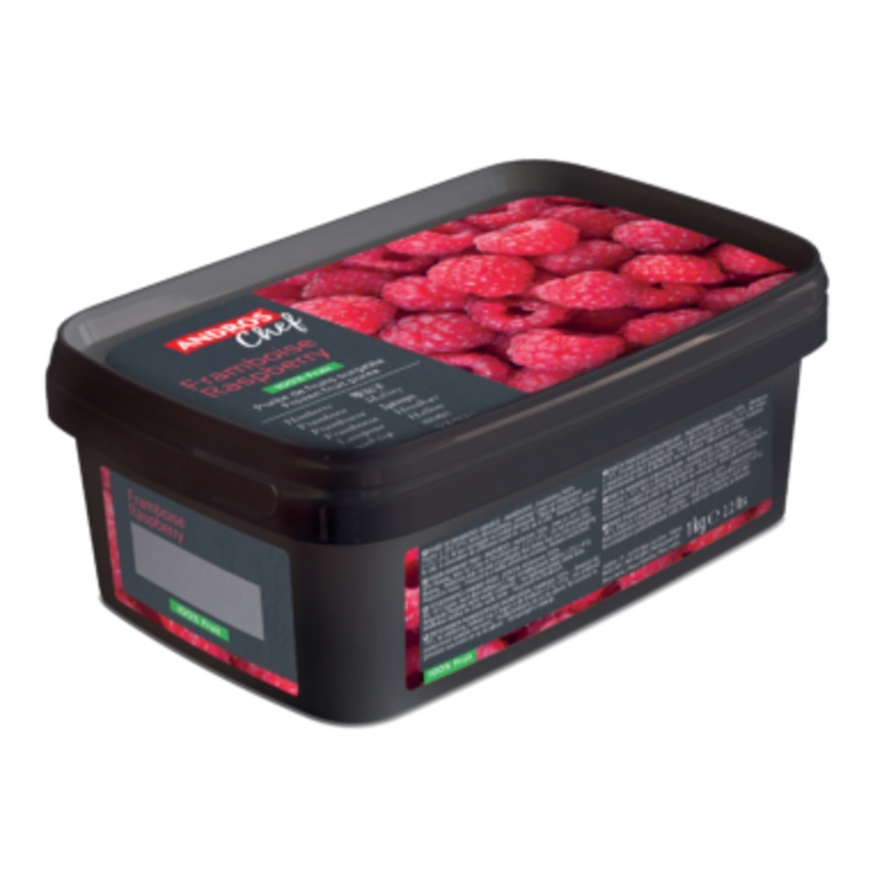 Frozen Raspberry Puree Andros 6/1kg