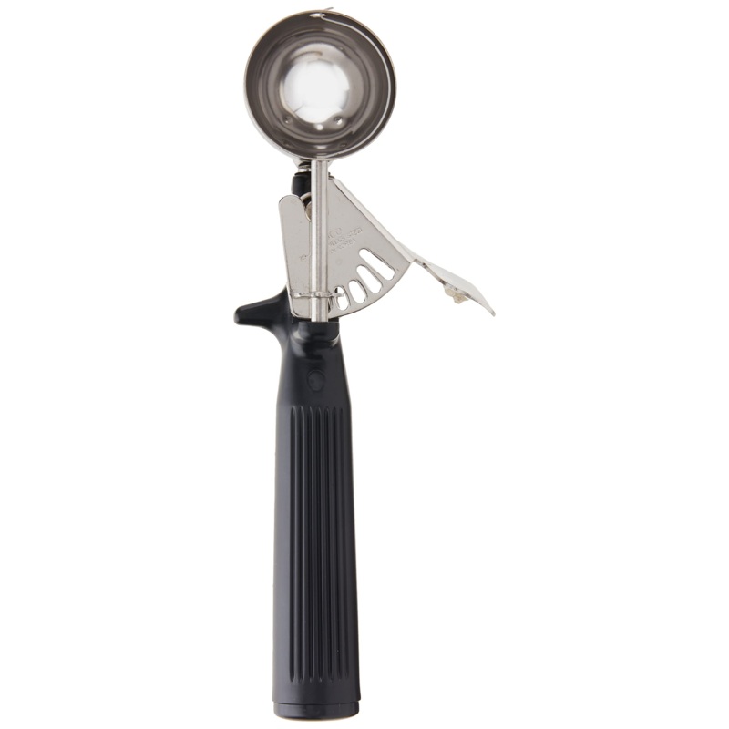 Winco Black 1 oz Deluxe Disher ICOP-30