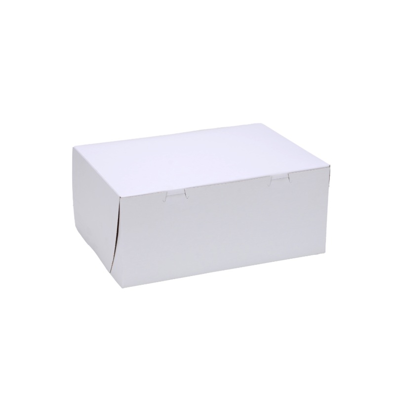 14X10X6 1 PC White Non-Window Bakery Cake Boxes - 50 PC