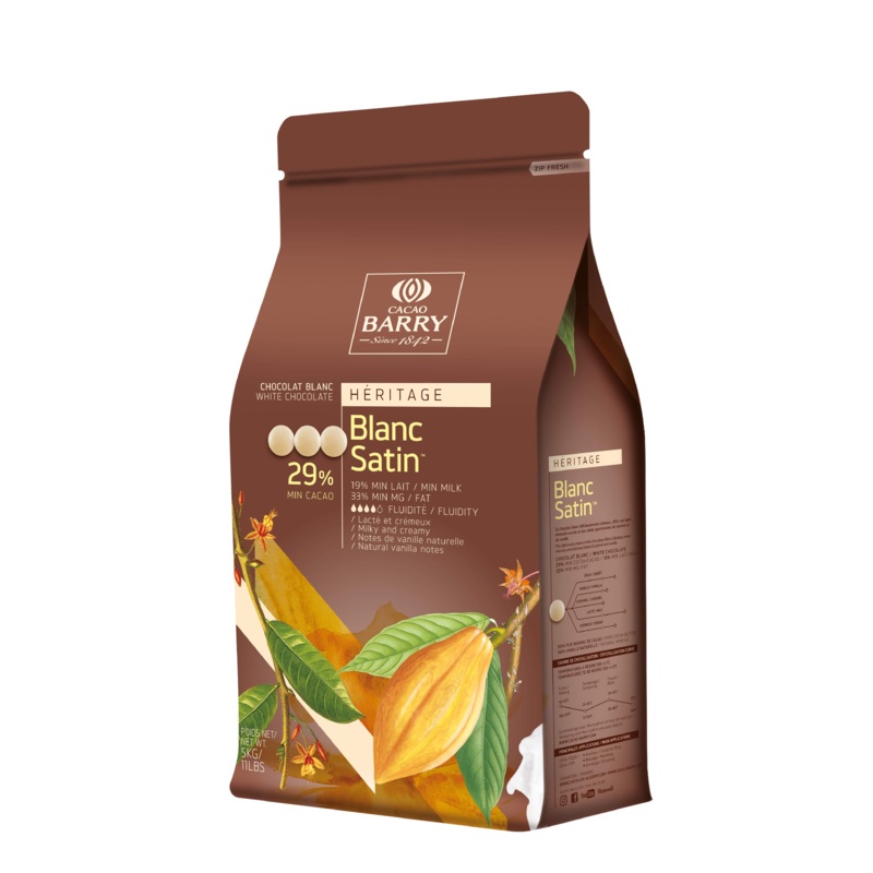 Cacao Barry Blanc Satin 29% 11 LB