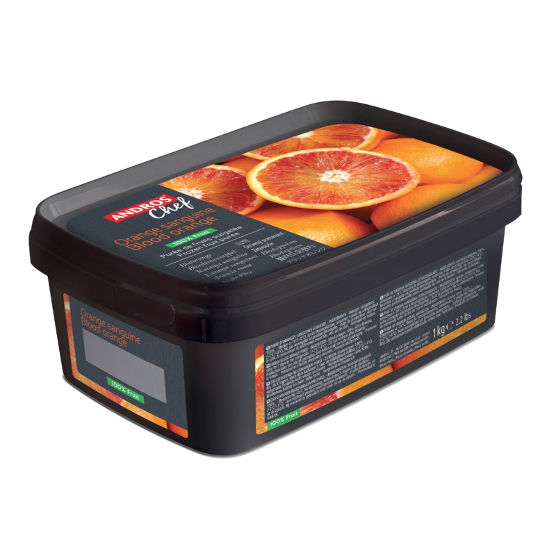 Frozen Blood Orange Puree Andros 6/1kg