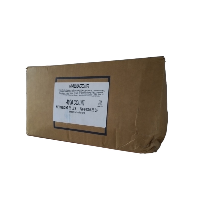 Kargher 4,000 count Caramel Baking Chips 25 LB