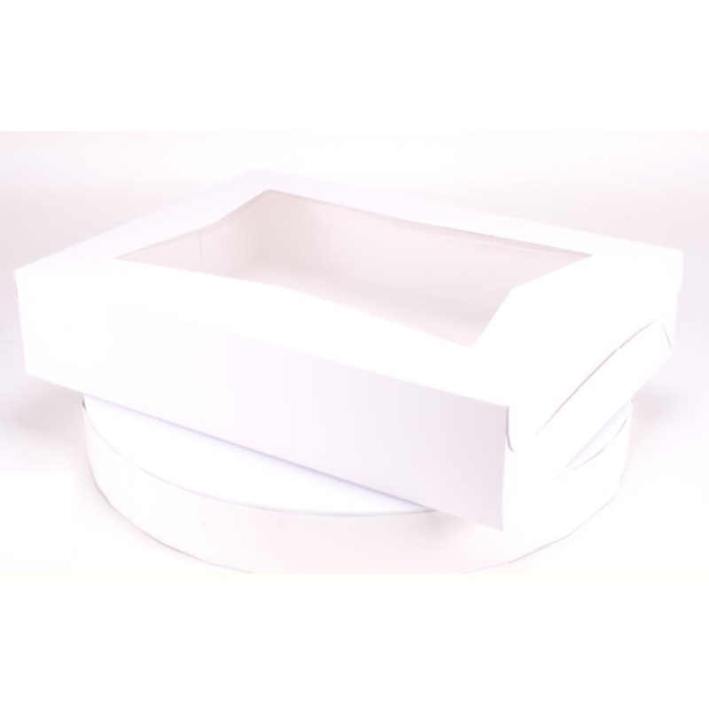 WINDOW BOX 19X14X4 WHITE - 50 PC