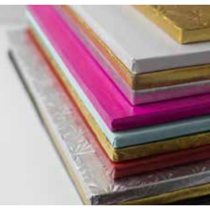 12x12 Square 1/4" Gold Foldover - 24 Pieces